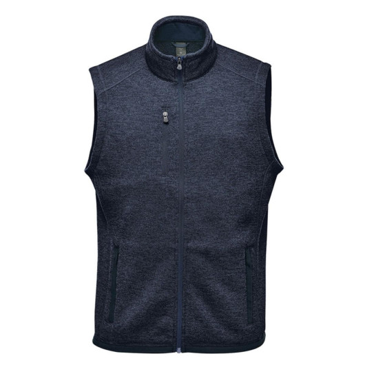 Stormtech Mens Full Zip Fleece Vests Navy Heather
